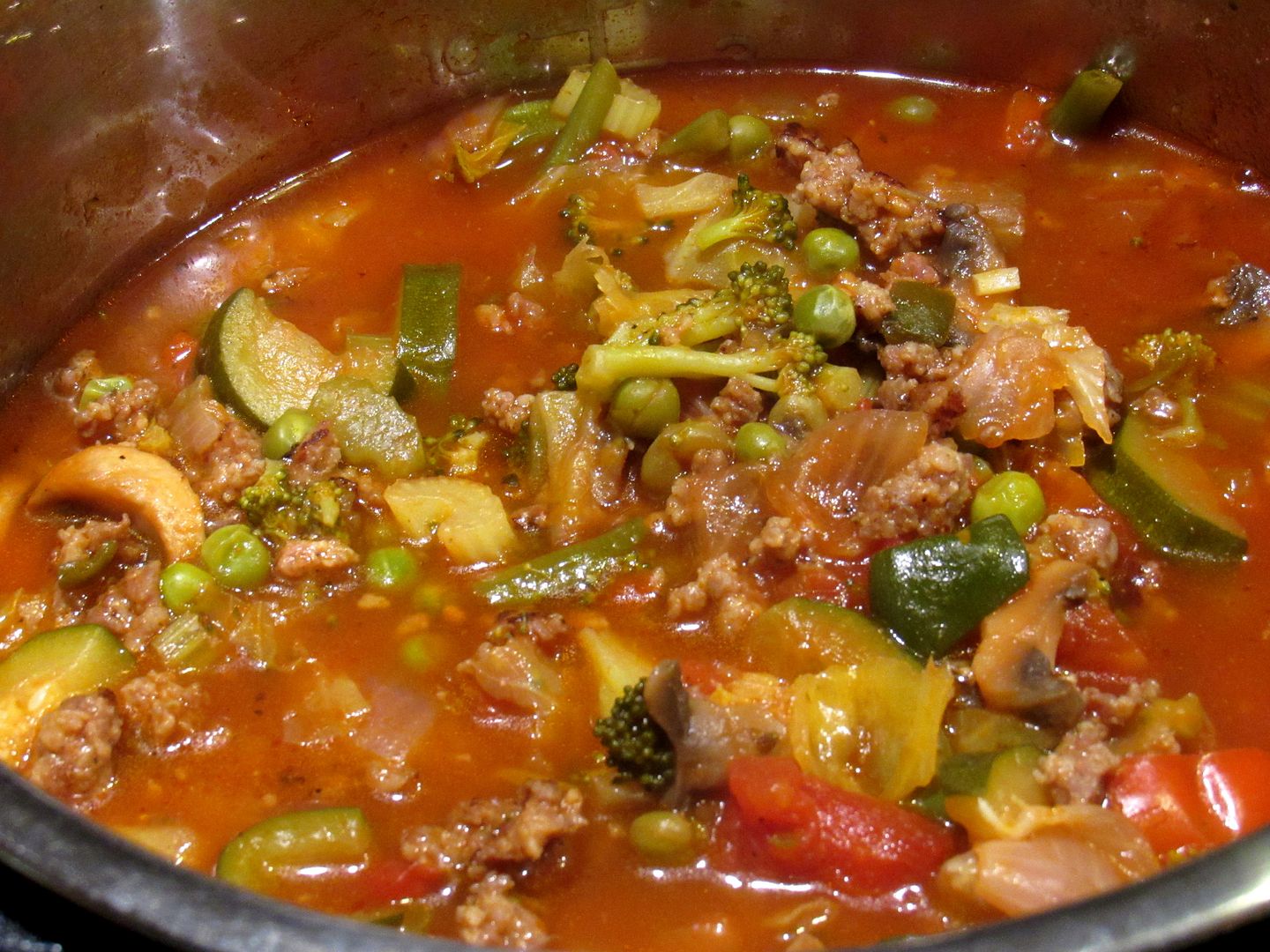 Instant Pot Pork Sausage Vegetable Soup Low Carb Home of fun, food